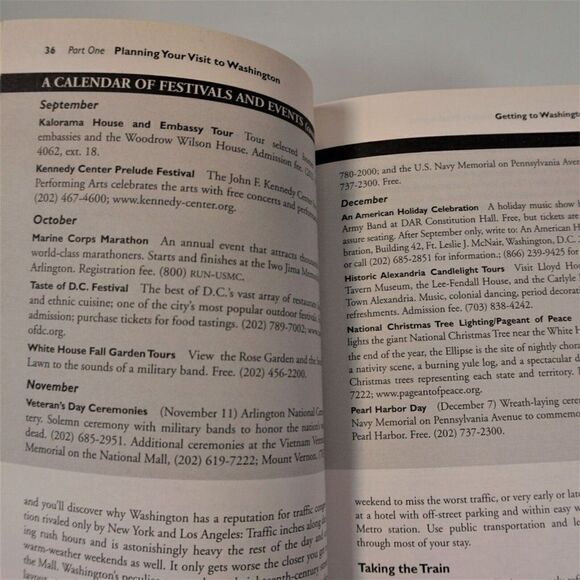 The Unofficial Guide to Washington, D.C. by Joe Surkiewicz 2005 Paperback - Picture 9 of 11